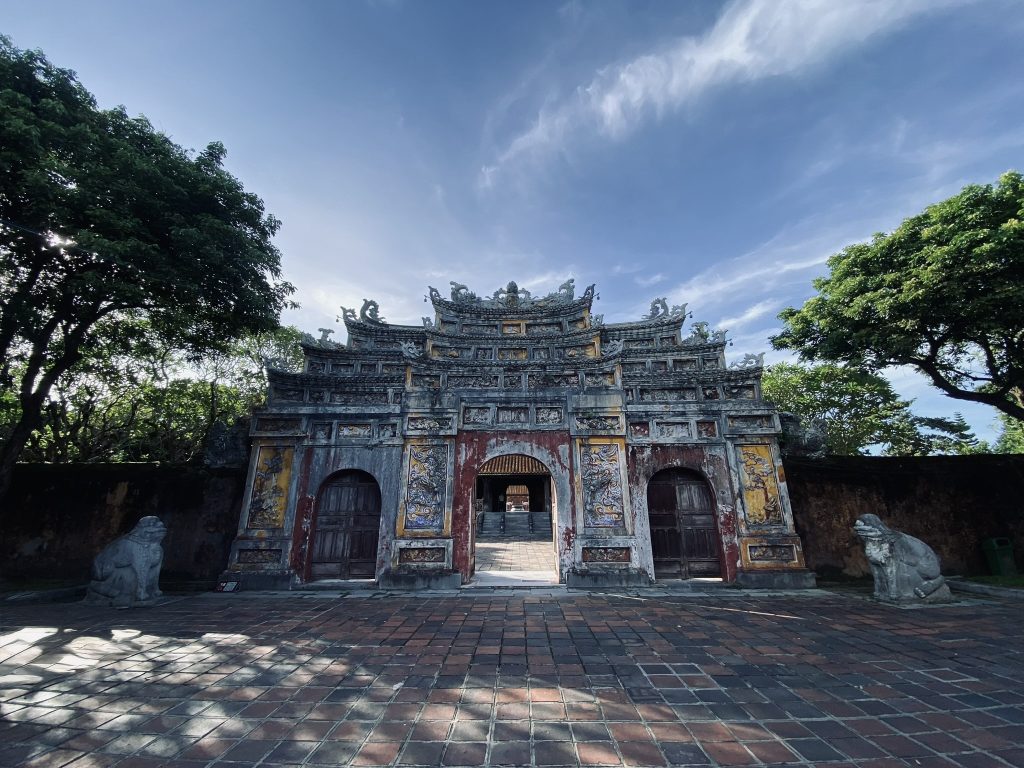 A temple in Hue, Vietnam